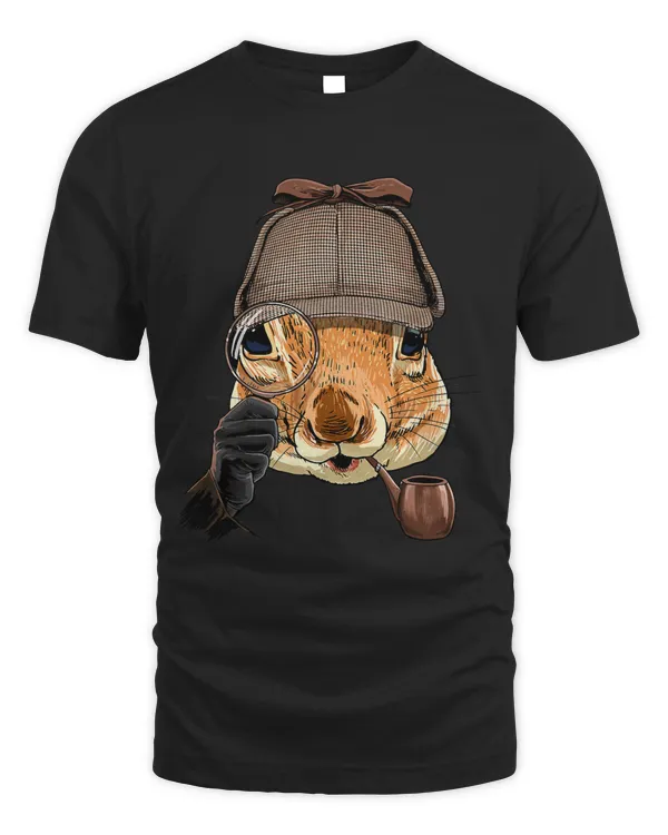 Squirrel Detective Wildlife Squirrel Rodent Animal Lover 146