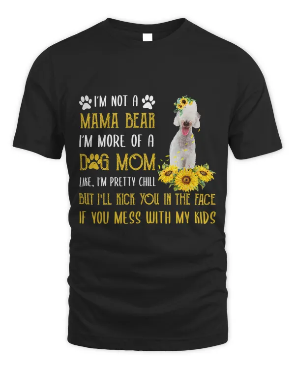 Sunflower Bedlington Terrier Mom Mothers Day Dog Mom Women