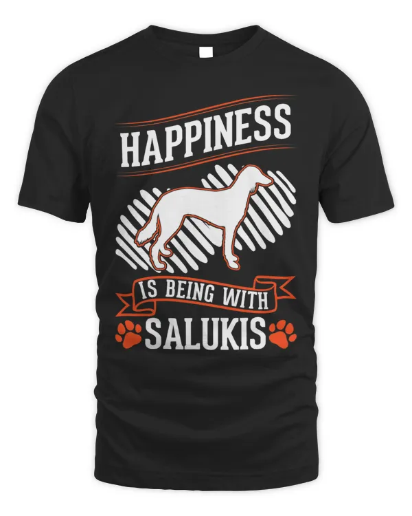 Happiness is being with Salukis T-Shirt Copy
