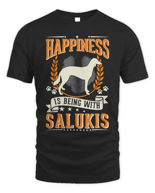 Happiness is being with Salukis T-Shirt