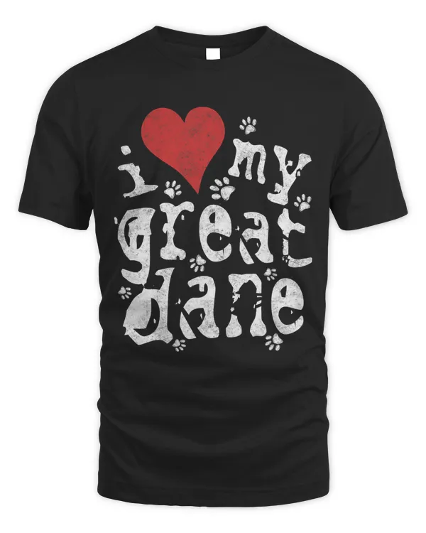 Dog Lover Gift Awesome Novelty I Love My Great Dane 150