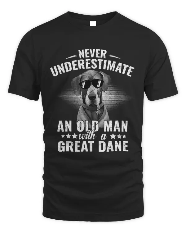 Dogs 365 Never Underestimate An Old Man with Great Dane Dog 203