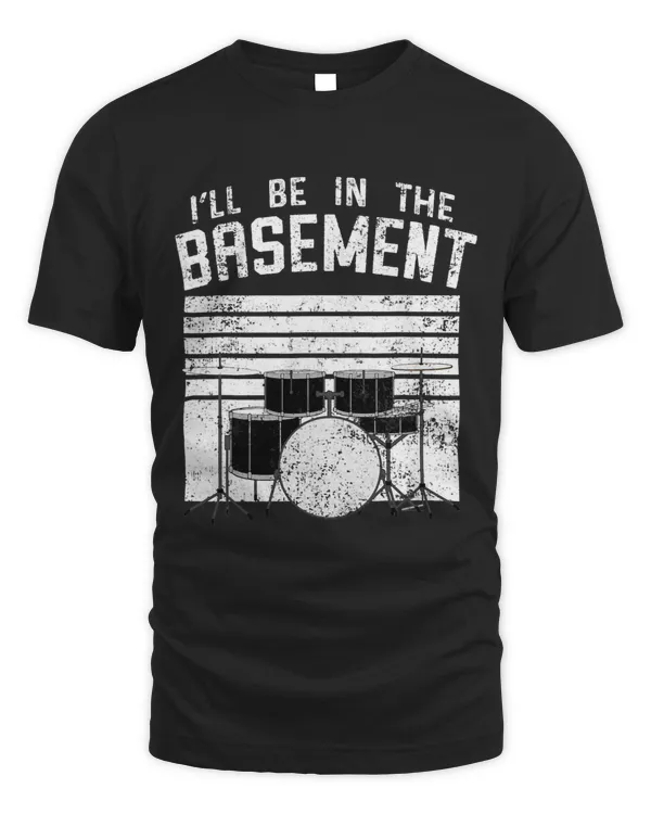 Funny Drummer Art For Men Drum Set Cool Drumming Lover