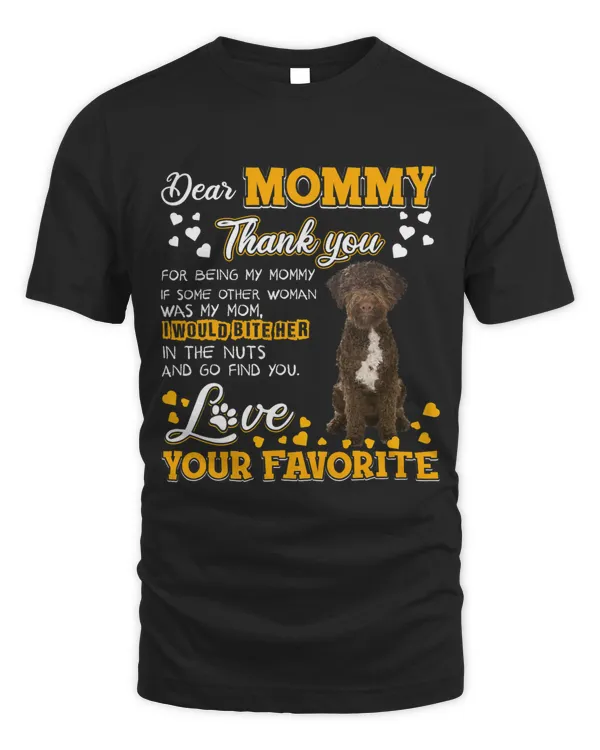 Lagotto Romagnolo Dear Mommy Thank You For Being My Mommy