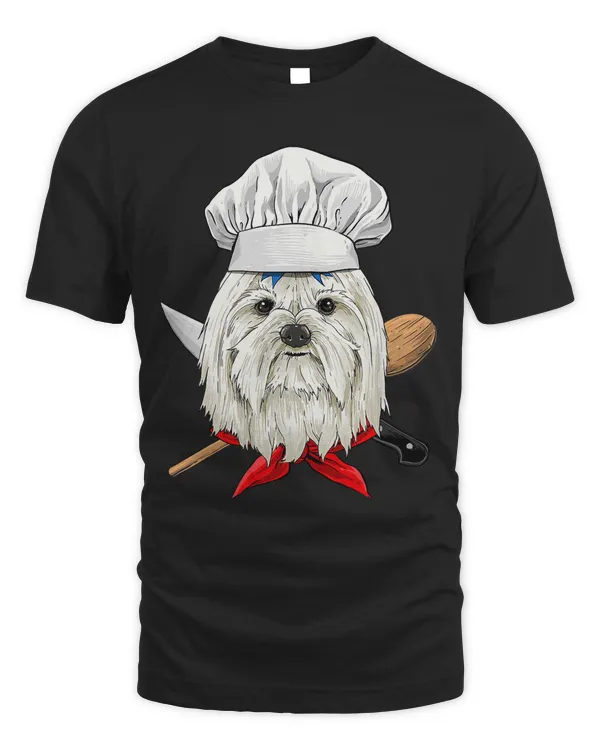Maltese Chef Dog Cooking Baking Lover 458