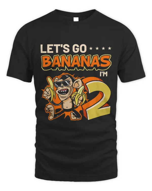 Kids 2 year Old Lets Go Bananas Monkey Zoo 2nd Birthday Party