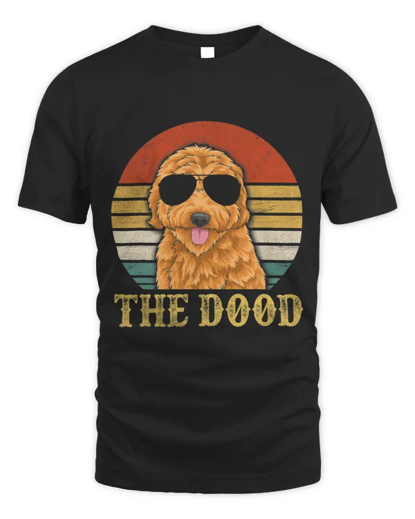 Funny Goldendoodle Shirts The Dood Vintage Retro Dog Lover T-Shirt