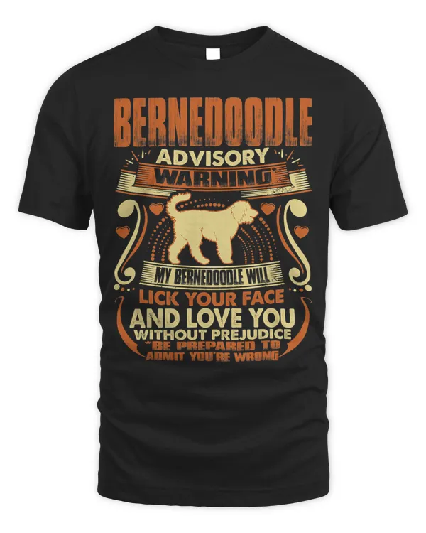 Bernedoodle Advisory Warning Dog Pets Lovers Gift
