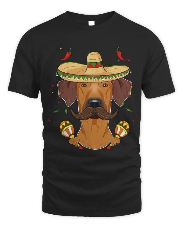 Sombrero Dog I Cinco De Mayo Rhodesian Ridgeback