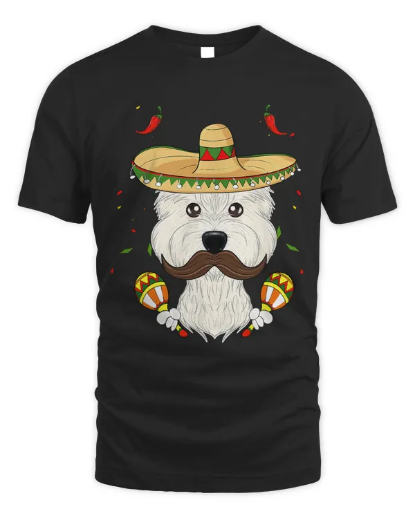 Sombrero Dog I Cinco De Mayo West Highland Terrier
