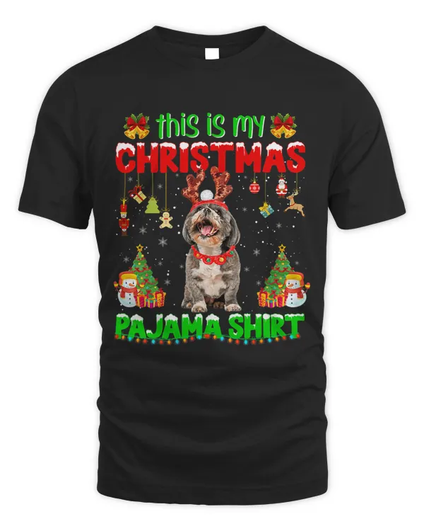 Shih Tzu Christmas Sweater This Is My Christmas Shih Tzu