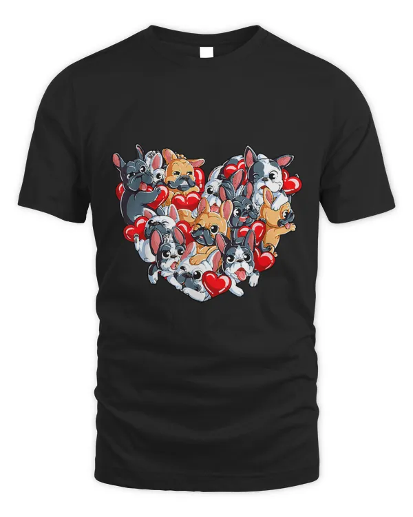 French Bulldog Valentines Day Cute Heart Dogs Lover Gifts