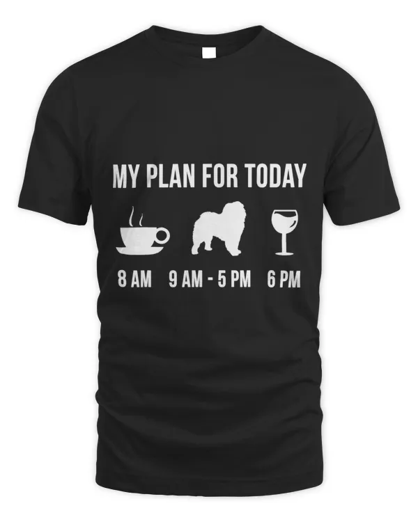 Pet ChowChow Dog Puppy My Plan For Today 2