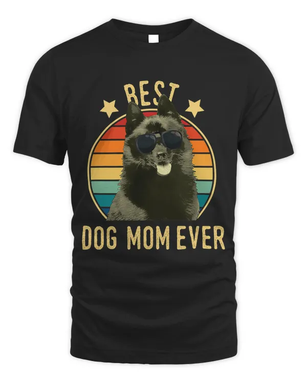 Womens Best Dog Mom Ever Schipperke Mothers Day Gift