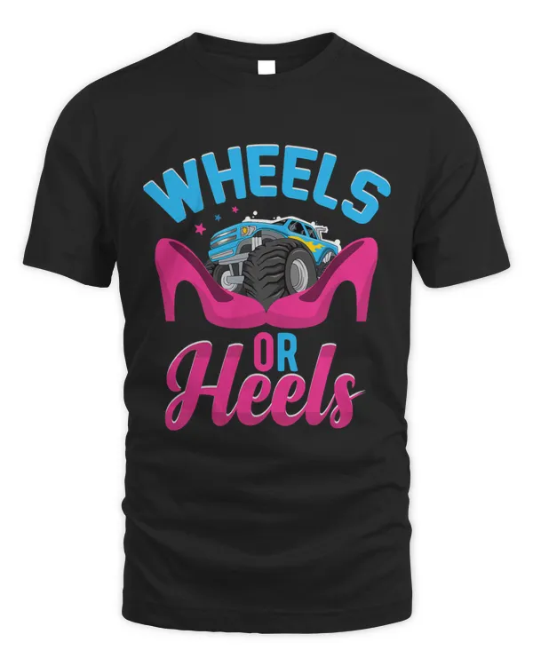 Wheels Or Heels Boy Or Girl Funny Gender Reveal Party