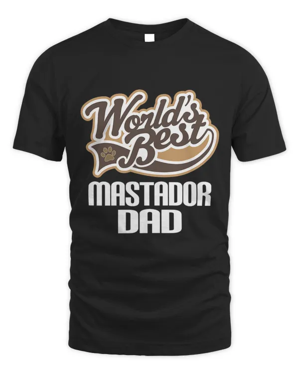 Mens Mastador Dog Dad Fathers Day Gift For Him