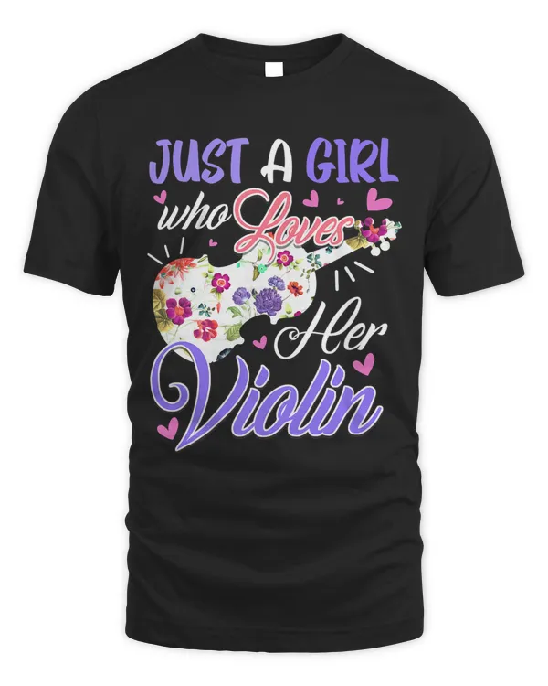 Violin Violinist Just A Girl Who Loves Her Violin Gifts 421