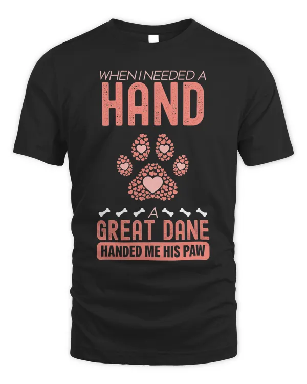 When I needed a hand there was a german dogge