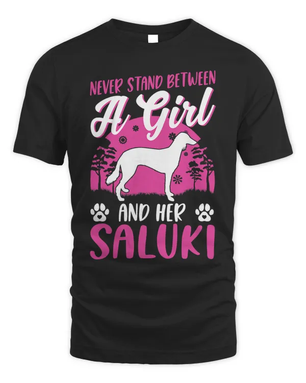 Never stand between a Girl and her Saluki