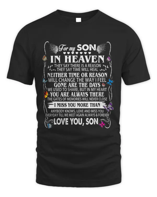 For My Son In Heaven You Are Always In My Heart In Memories