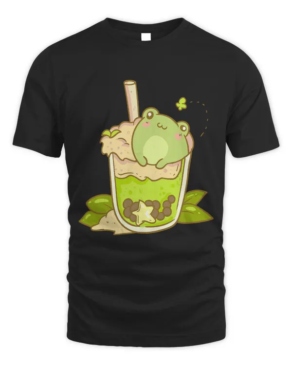 Frog In A Drink Cute Kawaii Anime Kawaii Japan