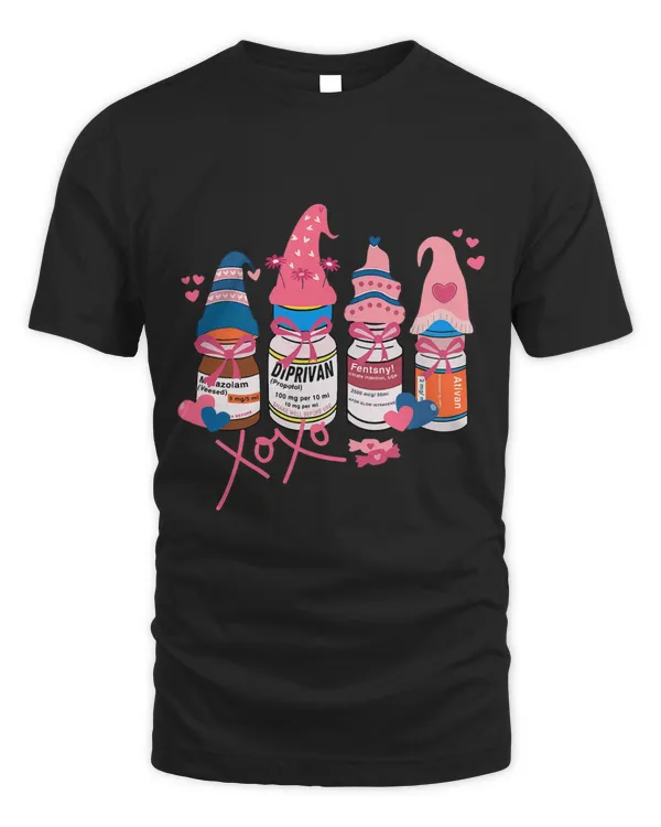 XOXO Cute Heart Funny Nurse Crew Happy Valentines Day