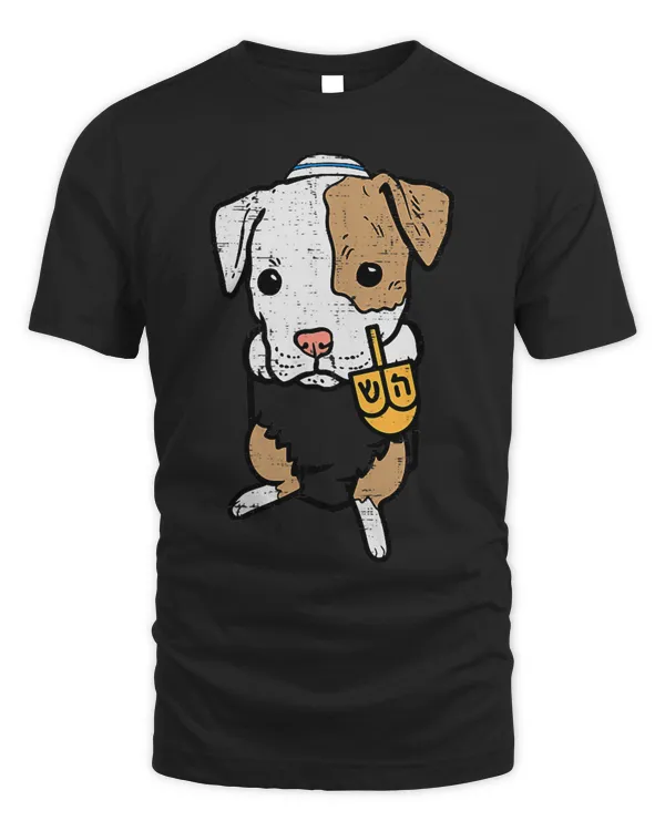 Pocket Dog Pitbull Jewish Hanukkah Pajamas Chanukah PJs