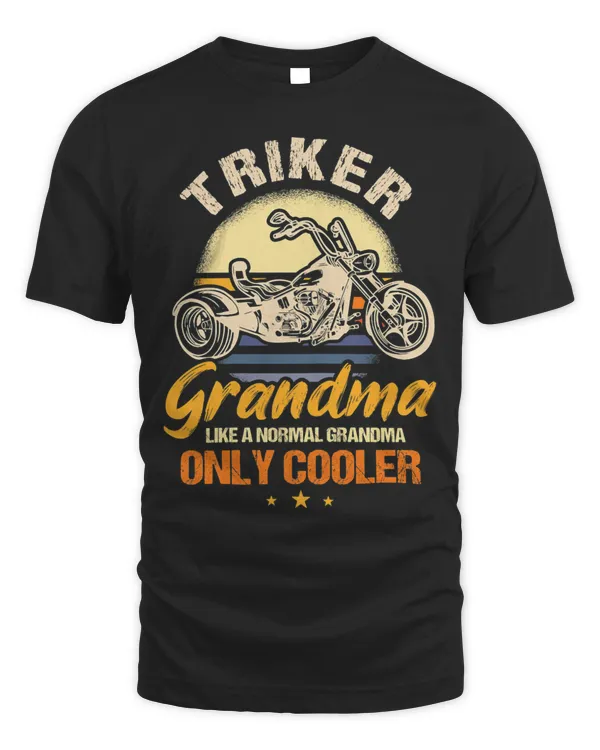 Womens Funny Triker Grandma Motorcycle Trike Design Women
