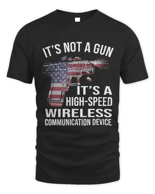 Funny its not a gun its a wireless communication device 2A