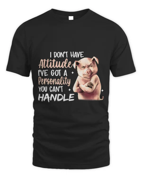 Funny Pig Lover I Dont Have Attitude I Got Personality Xmas