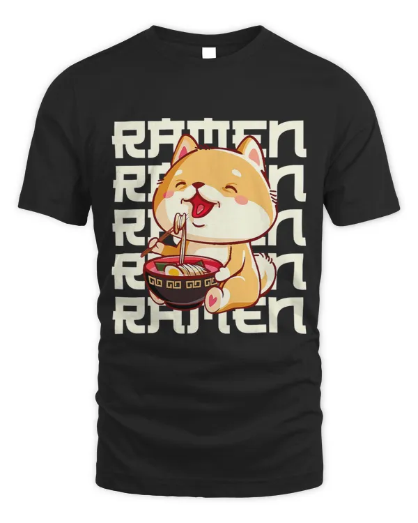 Kawaii Shiba Inu Akita Corgi Ramen Cute Noodles Dog Lovers
