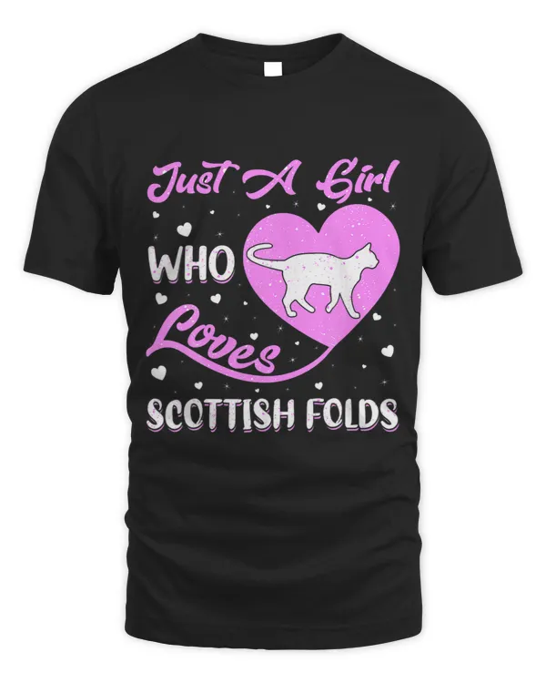 Heart Shape Just A Girl Who Loves Scottish Folds 112