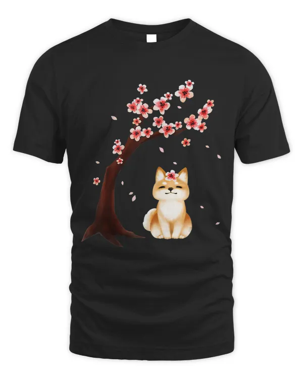 Shiba Inu Dog Japanese Cherry Blossom Sakura Flower 125