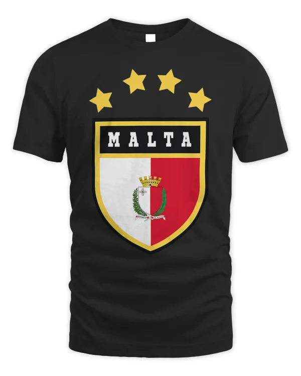 Malta Coat of arms Tee Flag souvenir Valletta