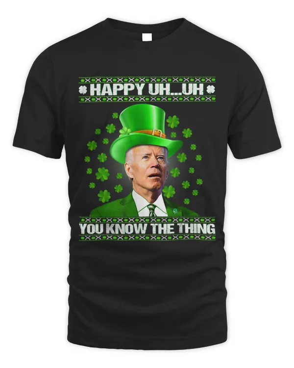 Funny Joe Biden Easter Confused St Patricks Day Men Women