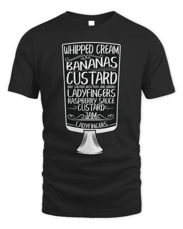 Friends thanksgiving Rachels Trifle Whipped Cream Bananas