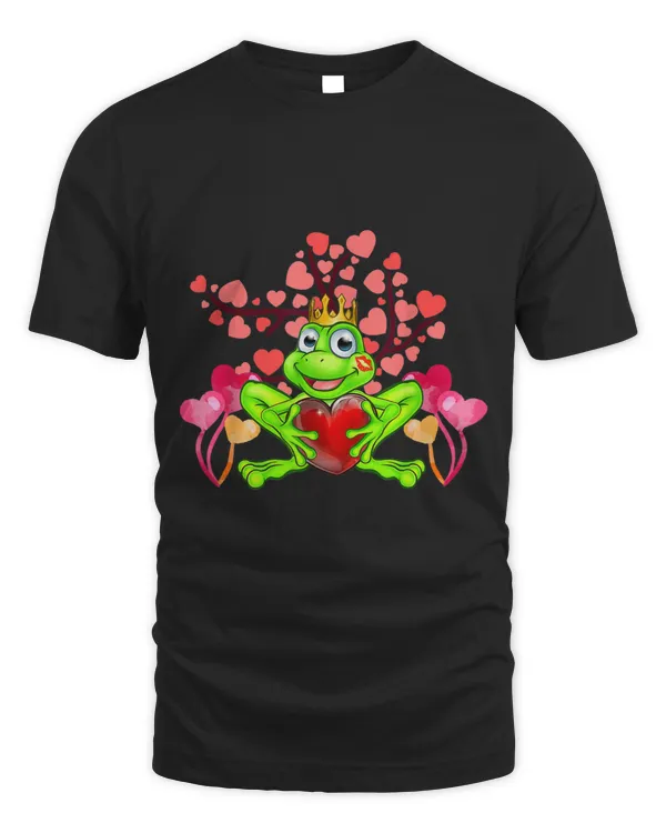 Frog Animal Lover Funny Frog Valentines Day Gifts Tee 8