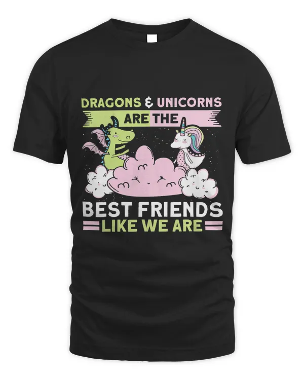 Dragons Unicorns Are The Best Friends Dragon