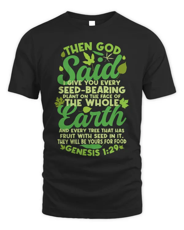 Genesis 129 Plant Based Diet Vegan Vegetarian Bible Verse