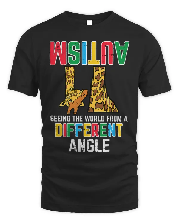Giraffe Autism Seeing World Different Angle Awareness Kids