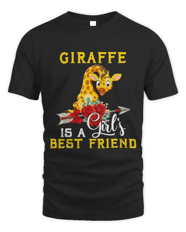 Giraffe Is A Girls Best Friend Funny Giraffe Lover