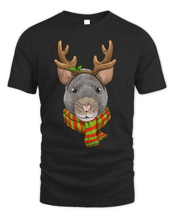 Christmas Rat Mouse Santa Clause Reindeer Xmas Rat Lovers131