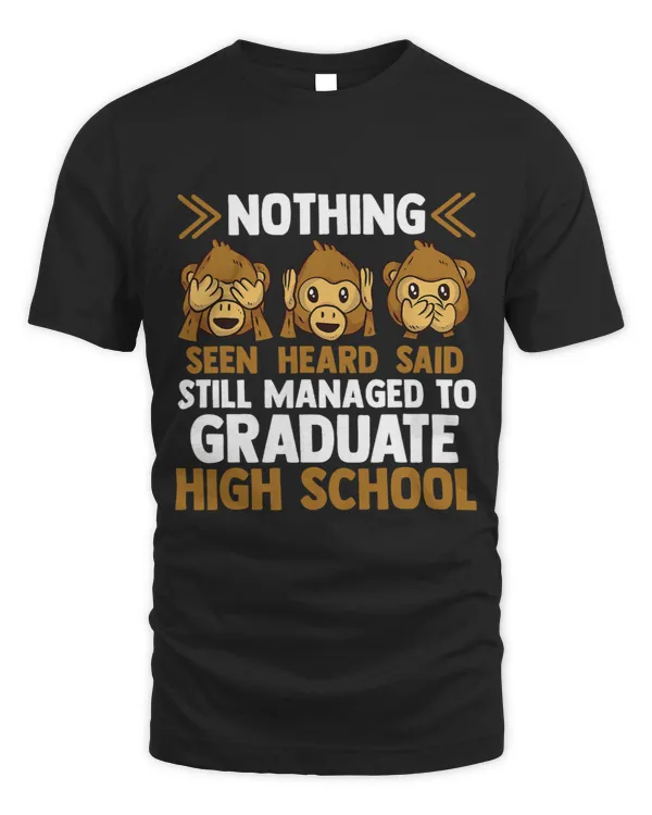 Graduate High School Monkey Graduation