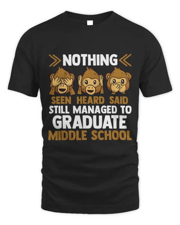Graduate Middle School Monkey Graduation