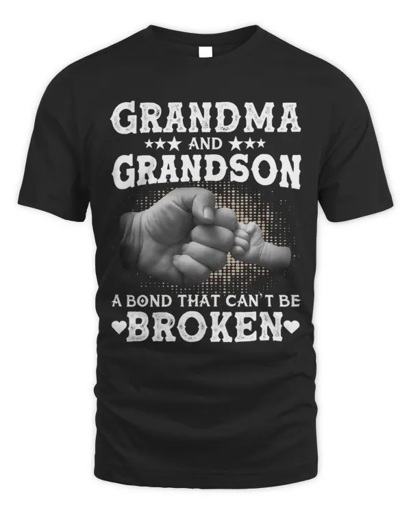 Grandma And Grandson A Bond That Can't Be Broken T-Shirt