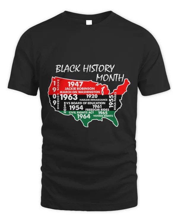 Black History Month Map