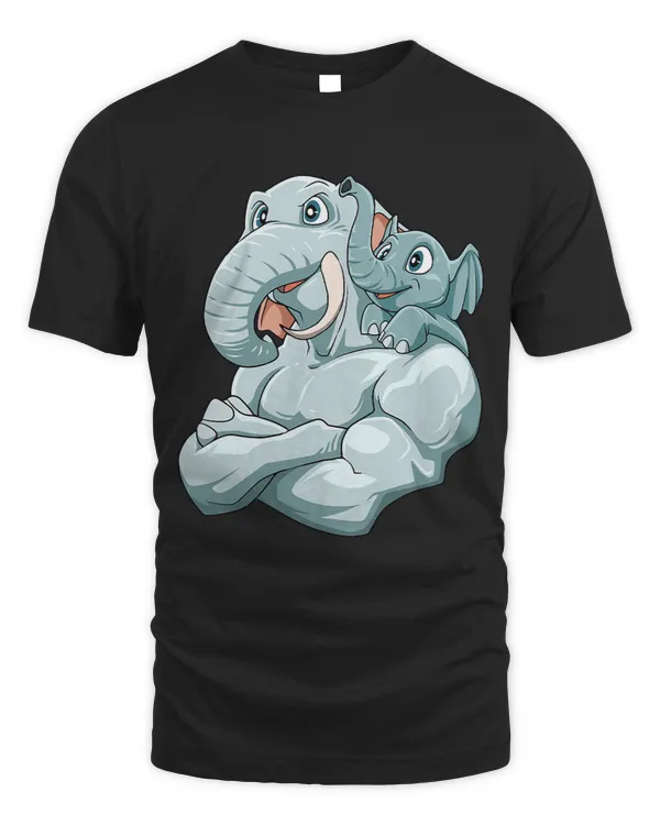 Strong Elephant with Elephant Kid for a Elephant Lovers