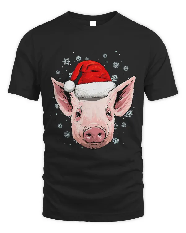 Pig Christmas Santa Clause Xmas Navidad Pig Lover Farmer13