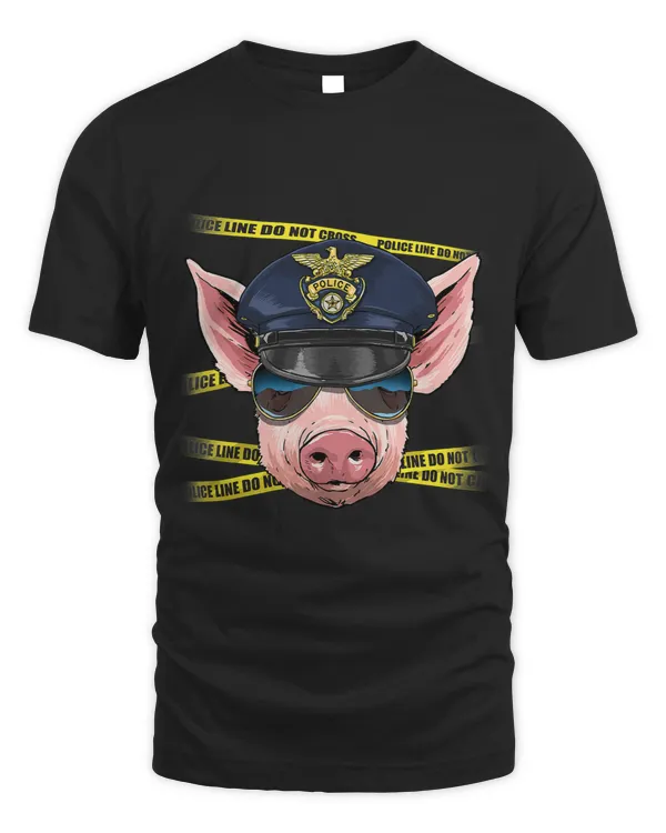 Pig Police Farmer Pig Farm Animal Lover 63