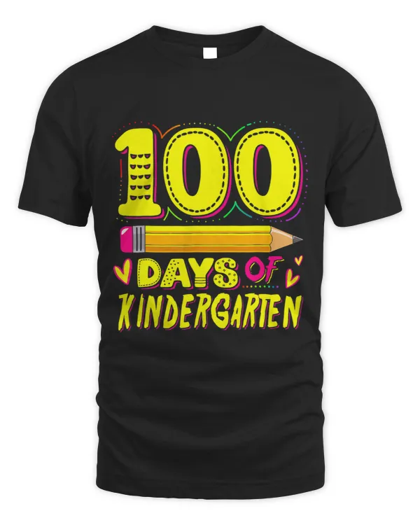 Happy 100th Day of School Kindergarten Teacher Boys Girls 57